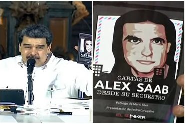 ¡ZAPE! “Cilia y yo quedamos conmovidos”: lo que dijo Maduro después de supuestamente leer el “libro” que recopila las cartas de Alex Saab desde su detención