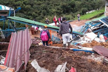 ¡TRÁGICO! Mueren al menos 6 venezolanos en el municipio colombiano de Nariño por un deslizamiento de tierra