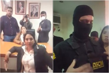 ¡VEA! Denuncian que la Dgcim intentó llevarse presa a alcaldesa electa en Guárico en plena toma de posesión (+Video)