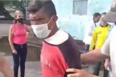 ¡ENTÉRESE! GNB agredió y esposó a un hombre tras denunciar el incumplimiento de las normas electorales en Barinas #21Nov (+Video)
