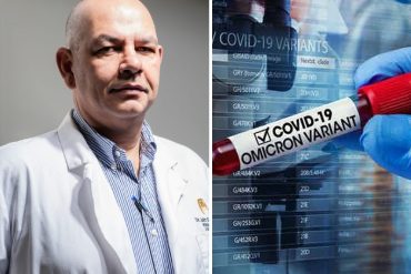 ¡ATENTOS! Lo que reveló Julio Castro sobre ómicron, la preocupante nueva variante del covid-19: “Puede ser más transmisible o producir enfermedad más severa”