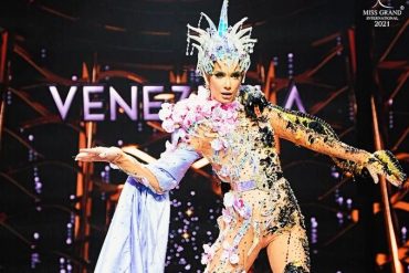 ¡IMPACTANTE! La venezolana Vanessa Coello deslumbró en el desfile de traje típico del Miss Grand International (+Video)