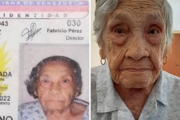 ¡ENTÉRESE! Muere por covid-19 una de las mujeres más longevas de Venezuela: Tenía 106 años