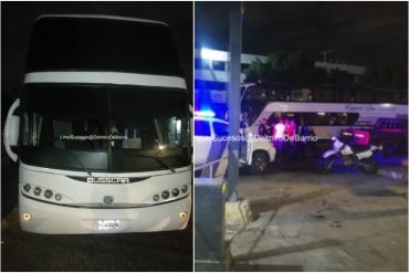 ¡TERRIBLE! Delincuentes secuestraron un bus de Expresos San Cristóbal que transitaba por el Túnel de la Cabrera: despojaron a pasajeros de sus pertenencias (+Video)