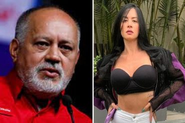 ¡AH, OK! “El conductor de ese programa siempre ha estado enamorado de mí”: así respondió Diosa Canales a Diosdado Cabello porque la mencionó en “Con el Mazo Dando”