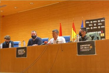 ¡LE CONTAMOS! Jóvenes de la izquierda radical española intentaron impedir presentación de Leopoldo López en la Universidad Complutense de Madrid