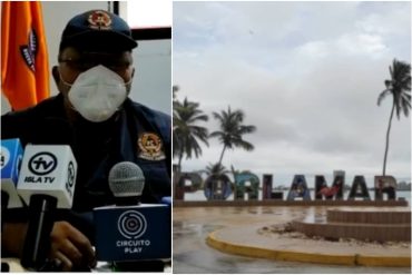 ¡DEBE SABERLO! Protección Civil en alerta preventiva por constantes lluvias en Margarita: reportan cuatro lesionados