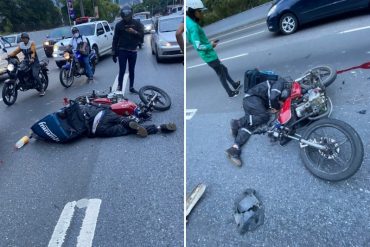 ¡LAMENTABLE! Falleció en el hospital Domingo Luciani un repartidor de Yummy tras accidente en la autopista del Este sentido a La Trinidad