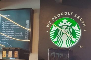 ¡LE CONTAMOS! Local en Las Mercedes niega que haya ocultado el logo de Starbucks y asegura que funciona con normalidad