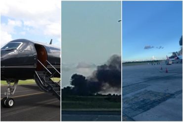 ¡TRÁGICO! Un avión con nueve personas se precipitó en el aeropuerto de Santo Domingo: no hubo sobrevivientes (un venezolano entre las víctimas)