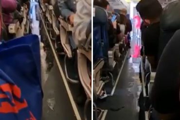 ¡INSÓLITO! “Todo el avión huele a mi*rda”: pasajera denunció se desbordaron las aguas residuales del baño en supuesto vuelo de Conviasa (+Video)