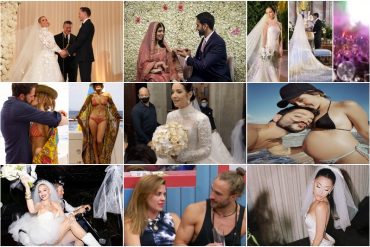 ¡RECORDAR ES VIVIR! Las bodas, romances, embarazos y desamores de la farándula que causaron furor en redes durante 2021