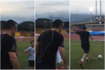 ¿CUENTO? Difunden video de Tareck El Aissami jugando fútbol para desmentir que atraviesa por problemas de salud (Maduro planearía removerlo del Min-Petróleo)