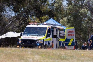 ¡HORROR! 5 niños murieron luego de que unas fuertes ráfagas de viento levantaran un castillo inflable en Australia (+Video)