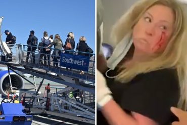 ¡QUÉ FUERTE! Una mujer de California golpeó a una aeromoza hasta romperle los dientes en pleno vuelo