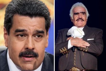 ¡VEA! “Nos duele en el alma su partida”: Maduro despidió a Vicente Fernández recordando su visita a Chávez