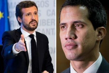 ¡OÍDO! “La batalla por la democracia se libra en Venezuela”: Pablo Casado mandó mensaje en apoyo a Guaidó (+Video)