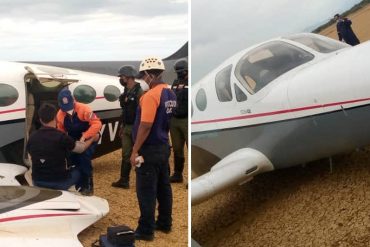 ¡INCREÍBLE! Piloto de una avioneta salvó a pasajeros de una terrible tragedia en Anzoátegui: la aeronave presentó una falla en ambos motores (+Fotos)