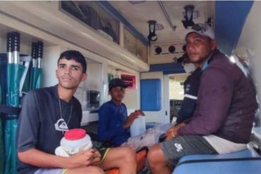 ¡QUÉ BUENO! Pescadores varguenses fueron hallados en costas de Aragua tras varios días a la deriva: el peñero habría sufrido fallas en el motor