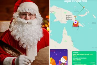 ¡MÍRELO! Siga en vivo el viaje de Santa Claus desde el Polo Norte al resto del mundo