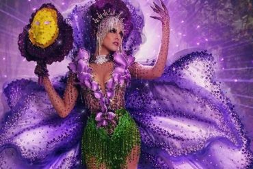 ¡DE IMPACTO! El espectacular traje típico inspirado en la orquídea que desfilará Luiseth Materán en el Miss Universo (+Videos e imágenes)