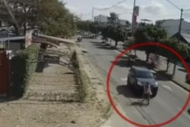 ¡TRÁGICO! Madre e hijo venezolanos fueron arrollados por conductor que se dio a la fuga (+Video)