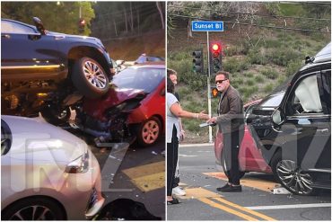 ¡QUÉ FUERTE! Arnold Schwarzenegger se vio implicado en un accidente de tránsito múltiple en Los Ángeles: se encuentra en buen estado de salud (+Fotos y video)