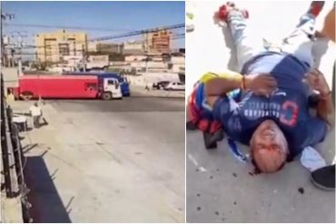 ¡VER PARA CREER! Camiones de Pepsi y Coca-Cola protagonizaron un aparatoso accidente en Maracaibo (+Videos)
