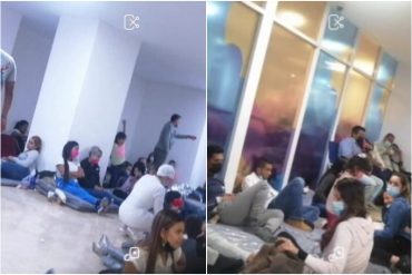 ¡TERRIBLE! “Hacinados y en condiciones infrahumanas”: Al menos 250 venezolanos están retenidos en Aeropuerto de Cancún