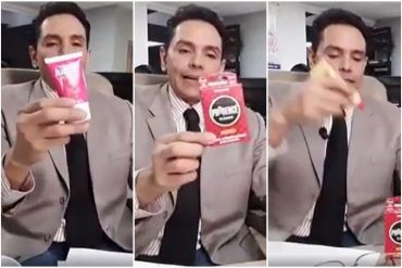 ¡SE PASÓ! Lubricante, preservativos, caramelos de menta y hasta Nucita: el “combo sexual” que el alcalde de El Tigre regalará para el #14Febr (+Video)