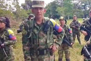 ¡DE INTERÉS! Aseguran que alias «Antonio Medina», jefe de las disidencias del frente 28 de las Farc, estaría herido y trató de fingir su muerte