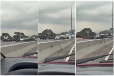 ¡LE MOSTRAMOS! Piruetas en cortejo fúnebre en la autopista Francisco Fajardo generó retraso vehicular y fuertes críticas: “Estamos rodeados de marginalidad” (+Video)