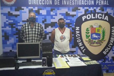 ¡CARAMBA! Detuvieron a dos hombres por falsificar certificados de vacunación contra el covid-19 en Carabobo: les imputan cuatro delitos