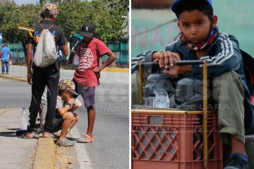 ¡GRAVE! Niños en Venezuela están expuestos al trabajo infantil, drogas y abusos sexuales