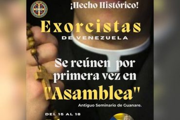 ¡LEA! Celebrarán en Guanare durante el mes de febrero la primera asamblea de “exorcistas” en Venezuela