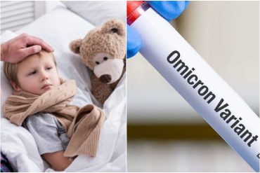 ¡TERRIBLE! Variante ómicron puede causar enfermedades respiratorias agudas en menores de cinco años