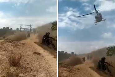 ¡LE MOSTRAMOS! Así fue el apoyo helitáctico durante el operativo de localización de «El Koki» en Aragua (+Video)