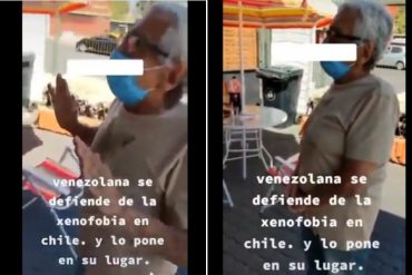 ¡LOS DEFENDIÓ! Migrante en Chile corrió a una señora de su local que habló mal de los venezolanos: “Estoy en tu país, sí, pero pago mis impuestos” (+Video)