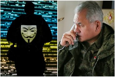 ¡LE CONTAMOS! Anonymous filtró la base de datos del Ministerio de Defensa ruso tras su declaratoria de “guerra cibernética” (+Imagen)