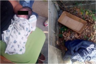 ¡INHUMANO! En el patio de una casa y dentro de una caja abandonaron a bebé recién nacida en Apure