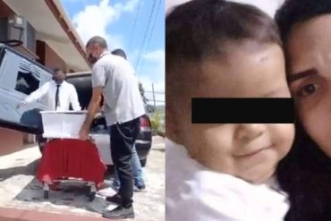 ¡VEA! Las tristes imágenes del sepelio del bebé venezolano al que mató la Guardia Costera de Trinidad y Tobago  (+Video)