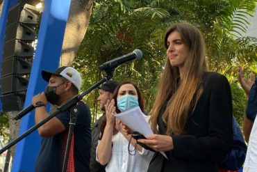 Pero ni pío del sistema judicial venezolano: a Camilla Fabri le parece “eterno” el juicio contra su esposo Alex Saab en EEUU (+Video)