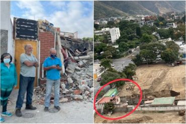 ¡ATROZ! Denuncian la demolición ilegal de la frutería Biruma en Altamira: “Quedé sin casa, no tengo adonde ir”, lamentó la dueña (tenía más de 60 años funcionando)