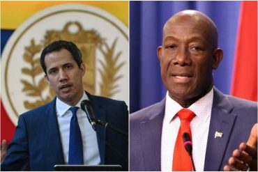 ¡INDIGNADO! Guaidó responde a Trinidad y Tobago: «Señor primer ministro, Keith Rowley, ¿un bebé de un año es una amenaza?»