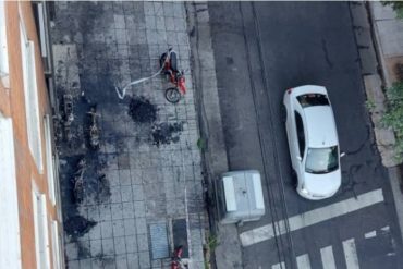 ¡LAMENTABLE! Repartidores venezolanos en Argentina perdieron sus motos tras incendio