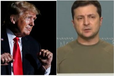 ¡MIRE! Trump elogió valentía del presidente de Ucrania: “Está siendo probado al más alto nivel” (+Video)