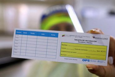 Las cifras que el régimen oculta: solo 16% de la población venezolana tiene puestas las tres dosis de la vacuna anticovid