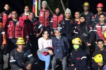 ¡ATENCIÓN! Bomberos rescataron a dos personas que habían sido reportadas como desaparecidas en El Ávila