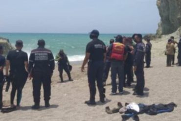 ¡ATROZ! Hallan el cadáver de mujer flotando en playa de Catia la Mar