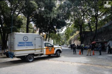 ¡VEA! Así funcionarios policiales custodiaron la morgue de Bello Monte ante el traslado del cadáver del Koki, ultimado en Las Tejerías (+Fotos)